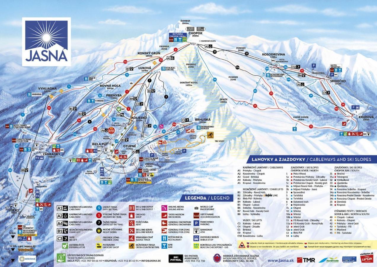 Cardinal Jasna Mountain Wellness Apartment Demanovska Dolina Luaran gambar